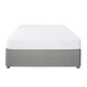 image 1 of Serene Plain Dye Fitted Bed Sheet White