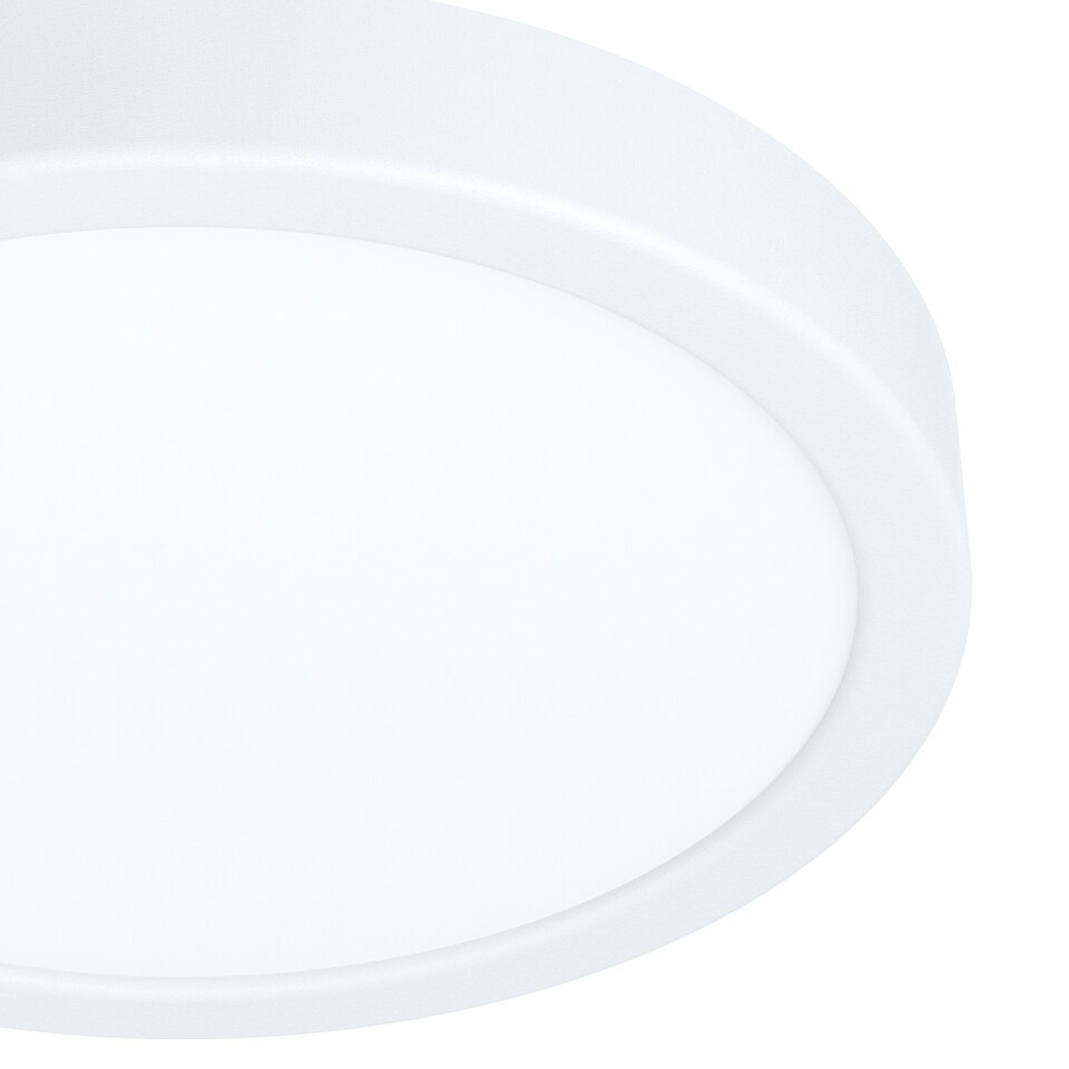 image 1 of EGLO Fueva 6 Ultra-Slim Surface-Mounted White Round LED Light WBS White