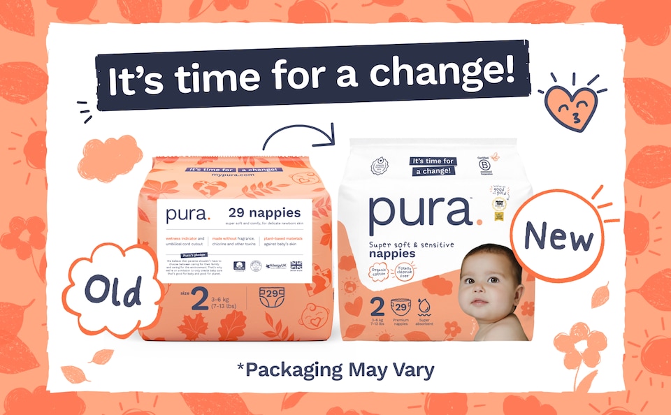 image 1 of Pura Soft & Sensitive Nappies Size 2, 174ct