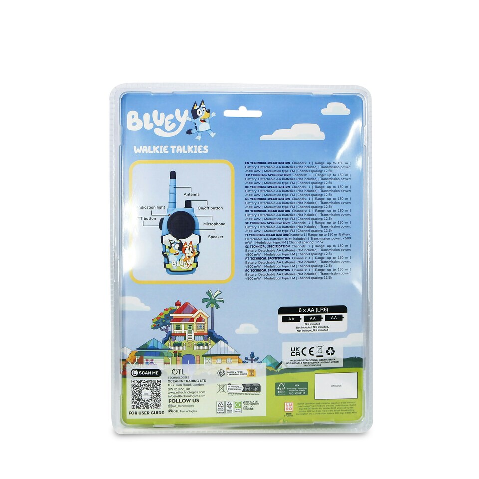 image 1 of Bluey Walkie Talkie Set