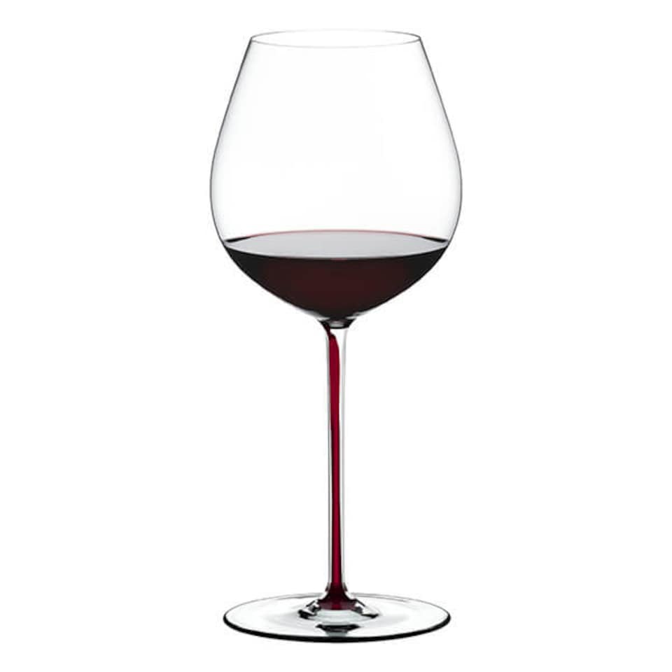 image 1 of Riedel Hand Made Fatto A Mano Pinot Noir Nebbiolo Glass Dragon Red
