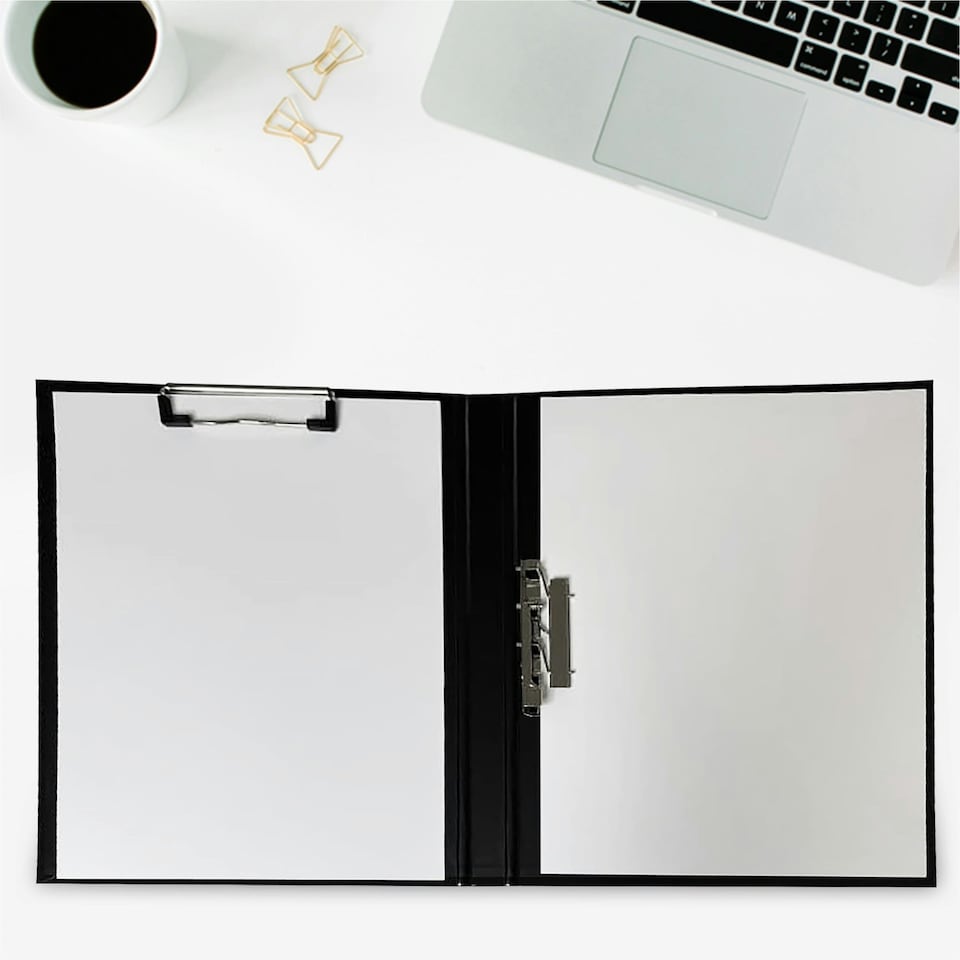 image 1 of Pack of 10 Assorted Colour A4 Clipboard Document Clamp File Folders