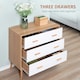 image 9 of HOMCOM Chest of Drawers with 3 Drawers Storage Organizer