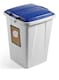 image 9 of Durable 90L Waste Bin Grey | Square Recycling Bin | Food Bin | DURABIN | Grey