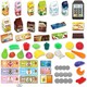 image 9 of Kids Shopping Cart Play Set – 65-Piece Pretend Grocery Kit with POS Machine, Plastic Money & Accessories  Easy Assembly for Ages 3+ (Green)