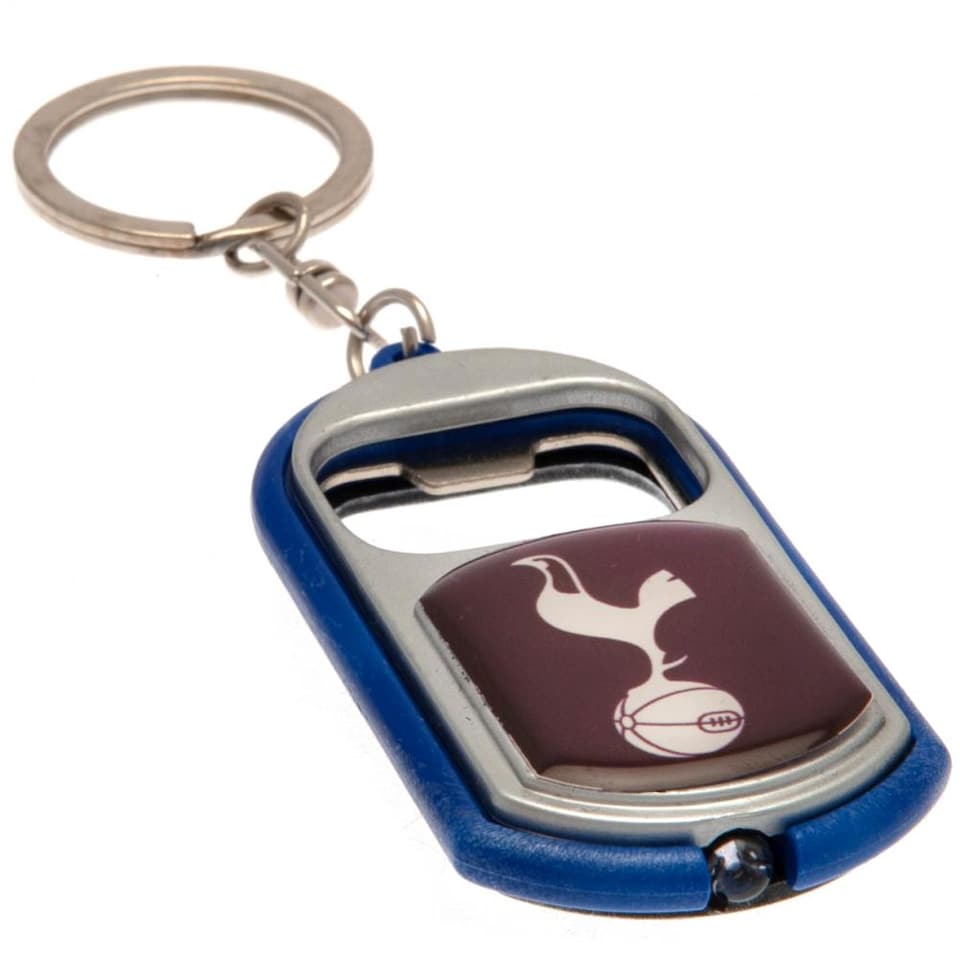 image 1 of Tottenham Hotspur FC Torch/Bottle Opener Key Ring | Black | Black | 1