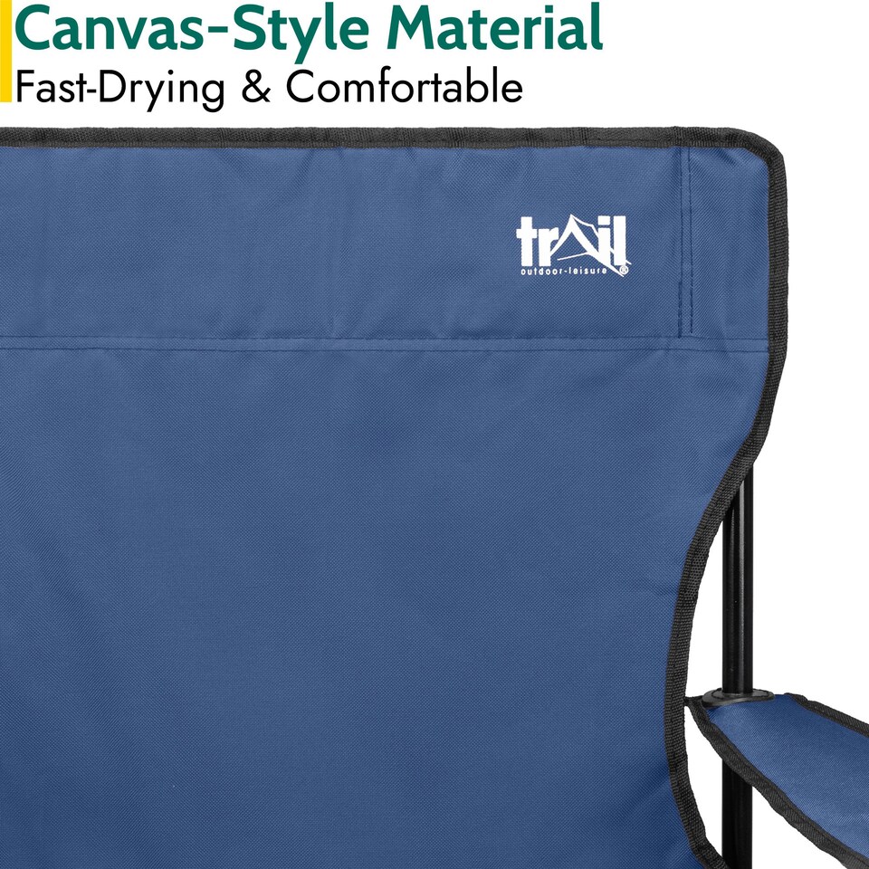 image 1 of Folding Camping Chair - Blue