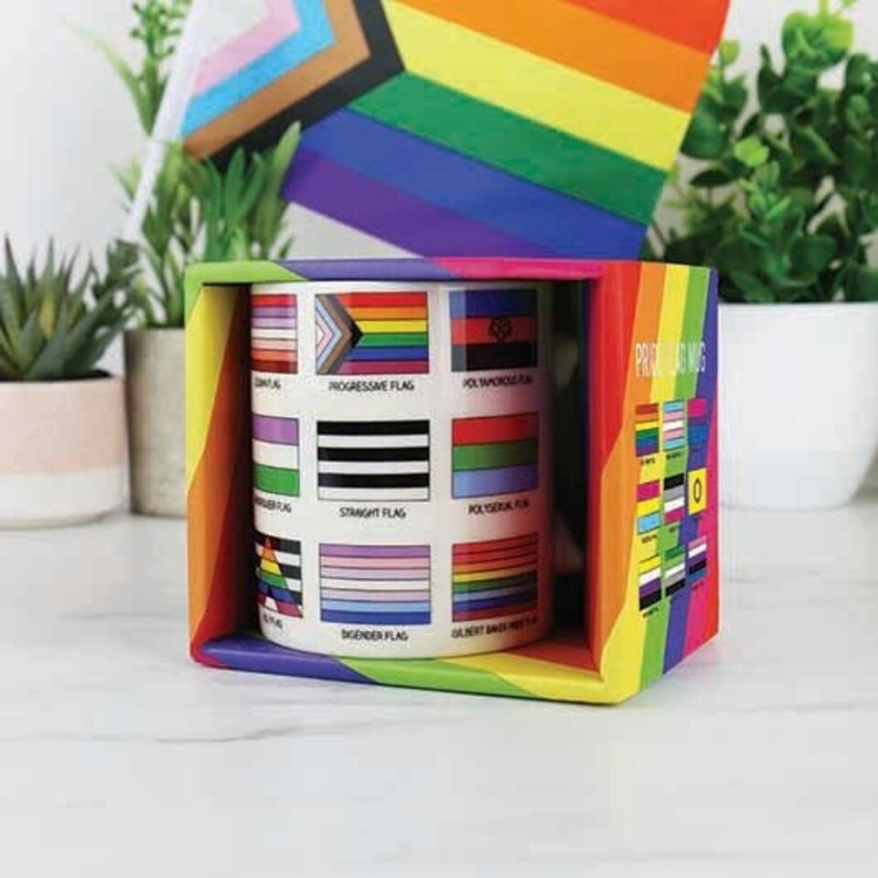 image 1 of Gift Republic Mug LGBTQ+ Pride Flag
