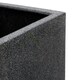 image 3 of Primrose Black Cube Planter Poly-Terrazzo Outdoor Patio Garden 52cm