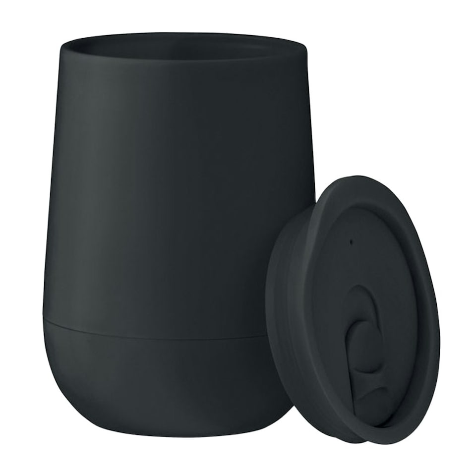 image 1 of MidOcean Go PP Plastic Double Wall 300ml Tumbler - Black - One Size | Black | 1