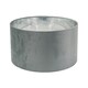 image 4 of ValueLights Reni Large Grey Velvet Chrome Inner Lamp Shade & Bulb Grey