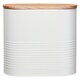image 1 of Alton Cream Bread Bin With Acacia Wood Lid Cream