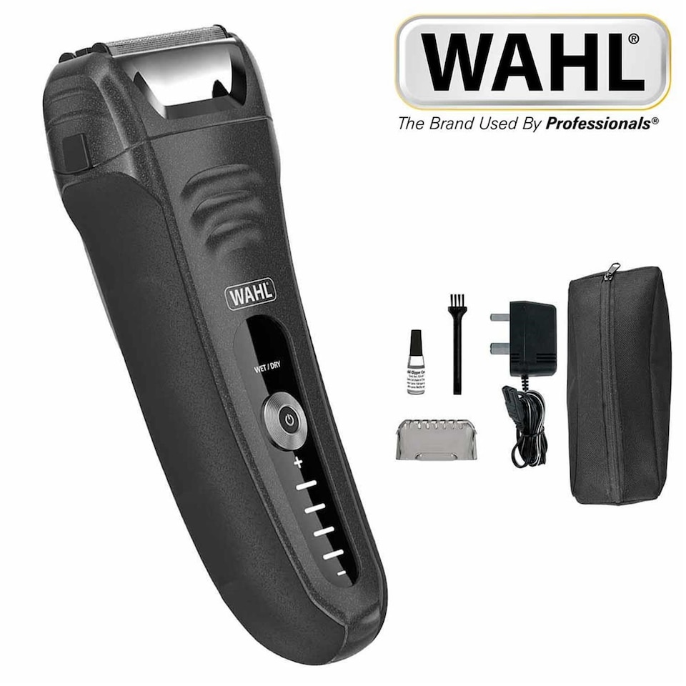 image 1 of Wahl Cordless Lifeproof Plus Wet Dry Shaver Grooming Set 0.1mm 7061-917