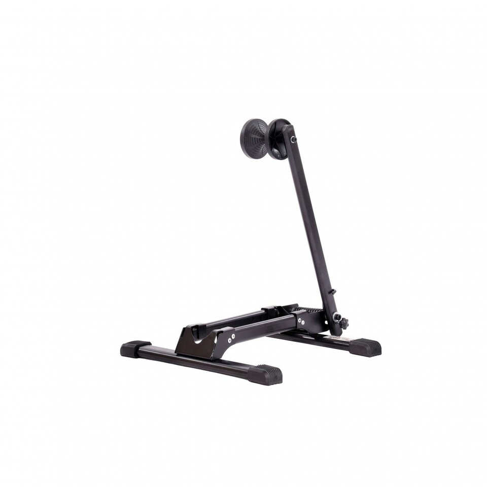 image 1 of Oypla Folding Bike Bicycle Floor Parking Stand Rack Holder