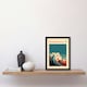 image 2 of Newgale Beach Haverfordwest Wales Uk Modern Black Framed Wall Art Print A4