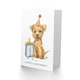 image 2 of Cute Terrier Puppy Party Hat Kids Girl Boy Child Kids Birthday Card