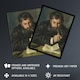 image 2 of Claude Monet Portrait Renoir Vintage Wall Art Poster Print 12X16"