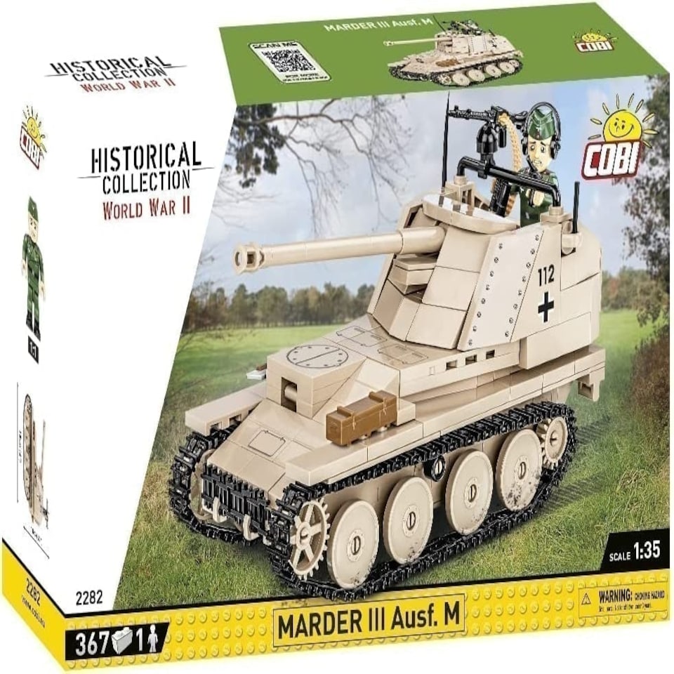 image 1 of Cobi - World War II - MARDER III Ausf. M (367 Pieces)