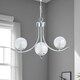 image 3 of Jimena 3 Light Polished Chrome Pendant Ceiling Light
