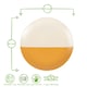 image 3 of Nicola Spring Ceramic Dipped Flecked Dinner Plates - 20.5cm - Mustard - Pack of 4 Yellow