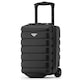 image 1 of Flight Knight Lightweight 2 Wheel ABS Hard Suitcase Cabin Hand Luggage 100+ Airlines Approved - British Airways, Ryanair & easyJet Free Carry On 40x20x25cm Black | Cabin Bag