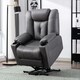 image 9 of Afton Technology Fabric Single Motor Rise Recliner Lift Mobility Chair (Charcoal)