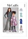 image 1 of McCall's 8353 Paper Sewing Pattern – Children’s & Teenagers’ Tops, Dresses & Trousers, Size K5 (7–8–10–12–14), Easy