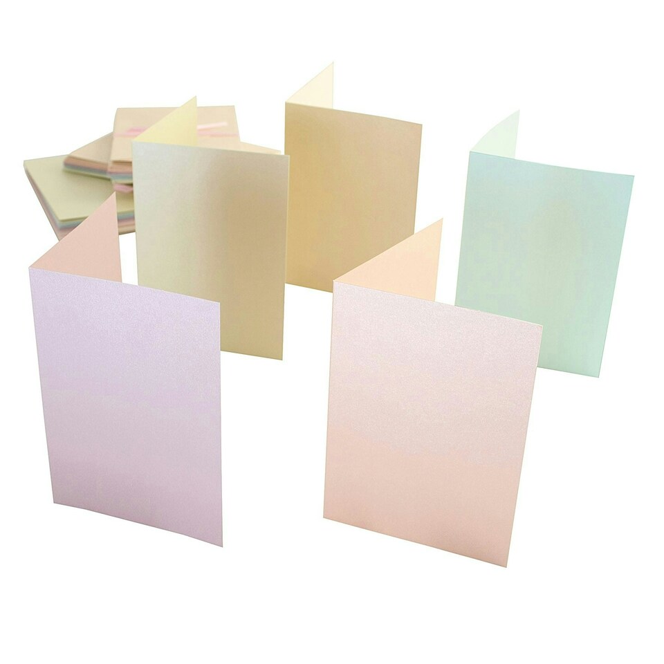 image 1 of Anita's Cards/Envelopes (50 Pack), Pastel Pearlescent, A6