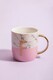 image 4 of Interiors By Premier Stylish Pastel Pink F Letter Monogram Mug, Personalized Coffee Mug For Kitchen, Durable Mug For Breakfast