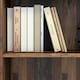 image 5 of Essential Tall Narrow 2 Shelf Bookcase in Vintage Oak