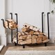 image 1 of Renaissance Log Holder Black