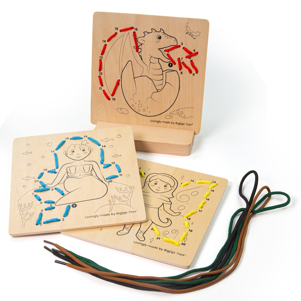 Mythical Lacing by Numbers