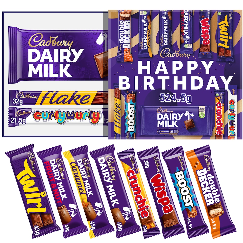 image 1 of Cadbury Happy Birthday Double Deck Chocolate Selection Box