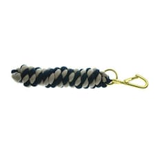 Hy Two Tone Twisted Lead Rope - Navy/Silver - 2.2 metres