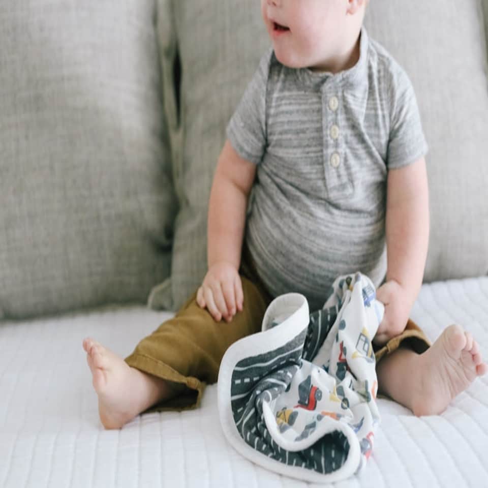 image 1 of Copper Pearl Lovey 3 Layer Comfort Blanket Diesel 2Pk