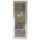 image 7 of Display Cabinet Bookcase Bookshelf Storage Cabinet Glass Display Unit White Grey High Gloss 170cm