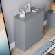 image 5 of Vida Designs Riano 5 Drawer Chest of Drawers Bedroom Storage, Grey