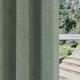 image 3 of Enhanced Living Austin Blackout, Thermal Green Curtains with Eyelet Header (PAIR) - 90x72 inch (229x183cm) | Gold | Green | 2