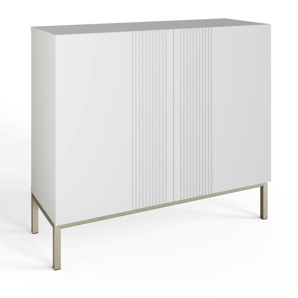 image 1 of Frank Olsen Furniture Iona Tall Sideboard in Mulberry | Pink | Pale Mullberry | 1