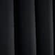 image 4 of Fusion Strata Eyelet Curtains Black