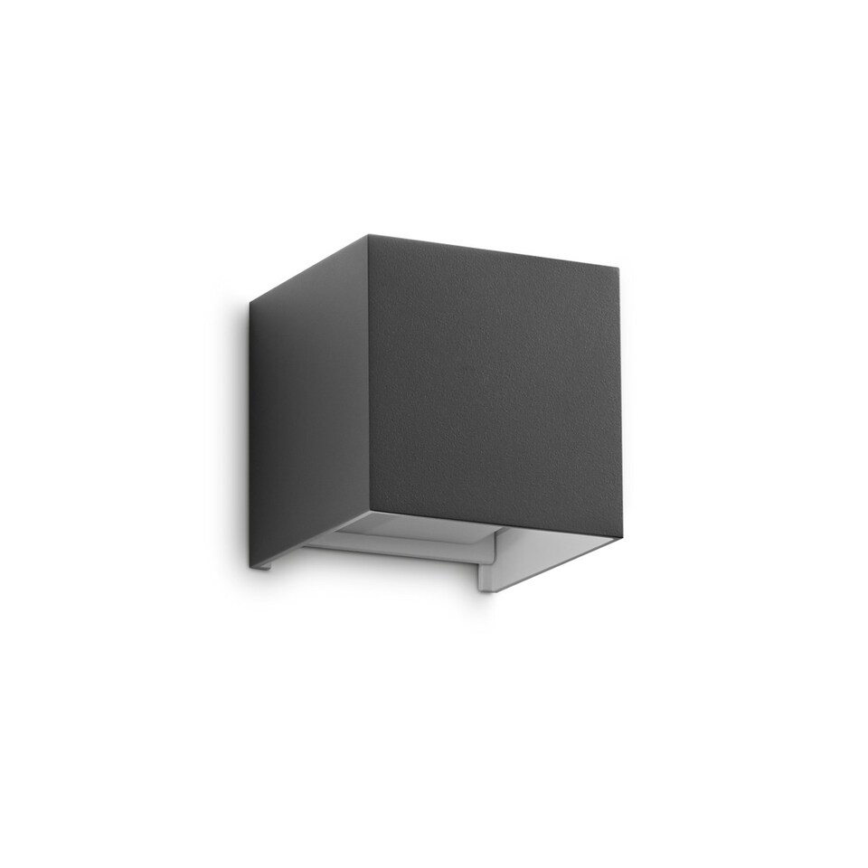 image 1 of Atom 10cm Outdoor Up Down Wall Lamp Anthracite 2x LED 1200lm 4000K IP54