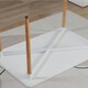 image 5 of Halo 4 or 6 seating Dining Table Single, White White