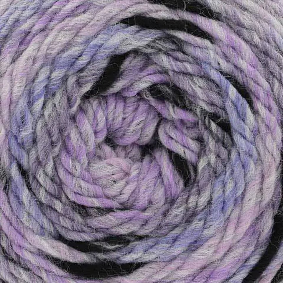 King Cole Purple Safari Chunky Yarn (Value Pack 8 x 150g Balls) For Crochet, Knitting - 285m per ball