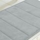 image 6 of Everyday Design Memory Foam Bath Mat Grey 43x61cm