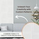 image 5 of NOVECRAFTO Fluted Line 3D Wall Panels – 6 Sheets 1.5 sqm (16.15 sqft) – Decorative Matte PVC Panels 50x50cm – Modern Fluted Design White