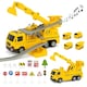 image 2 of Engineering Crane Toy Car Toy With Lights and Sounds