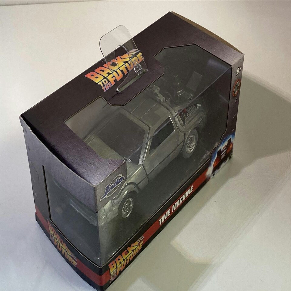 image 1 of Back to the Future Delorean 13cm Jada 32185 Boxed