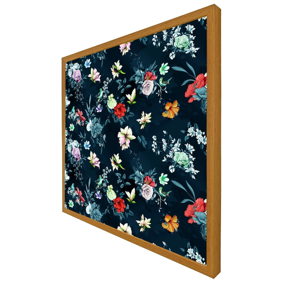 image 1 of Roses & other bright flowers (Picutre Frame) White | L