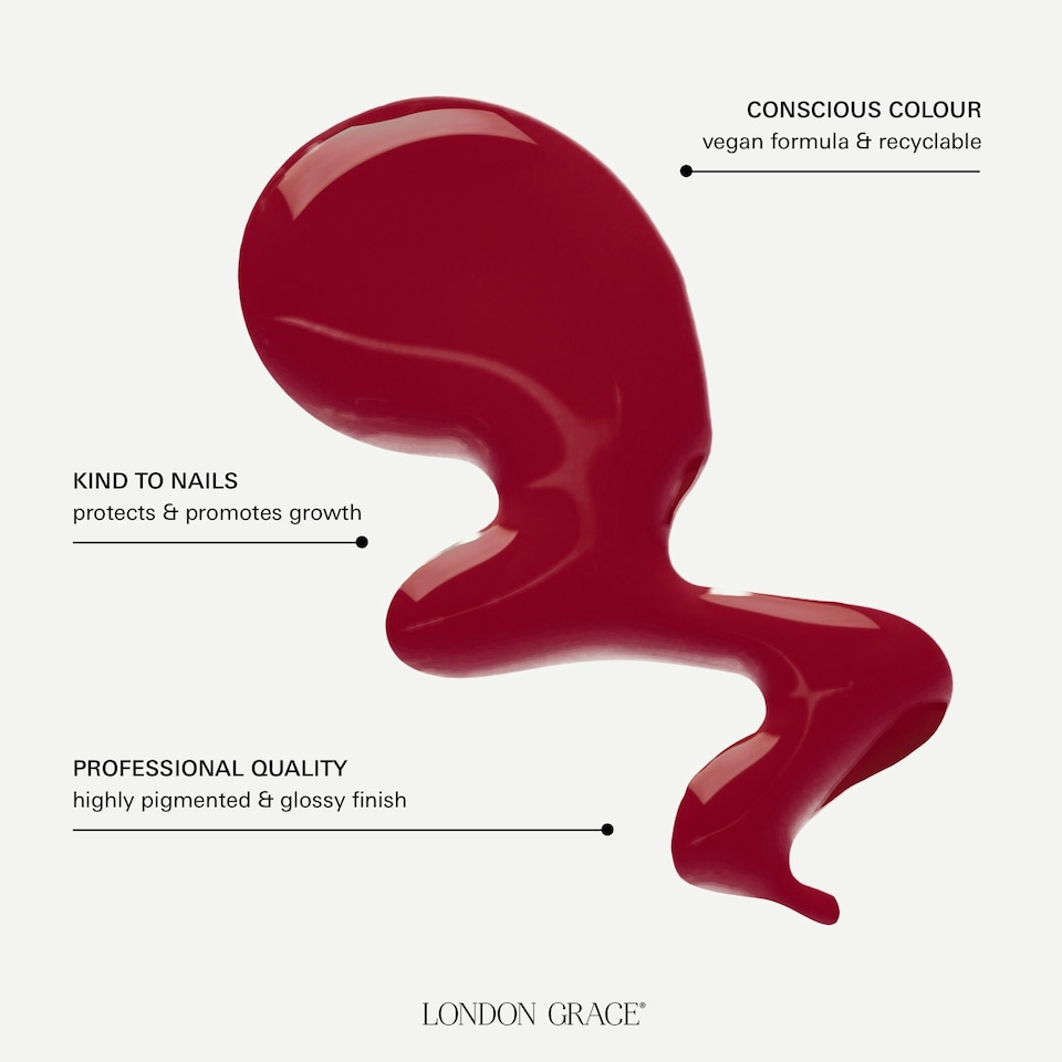 image 1 of Elsa Nail Polish Red