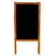 image 4 of Wooden Chalkboard Blackboard Pavement Display Sign A-Board
